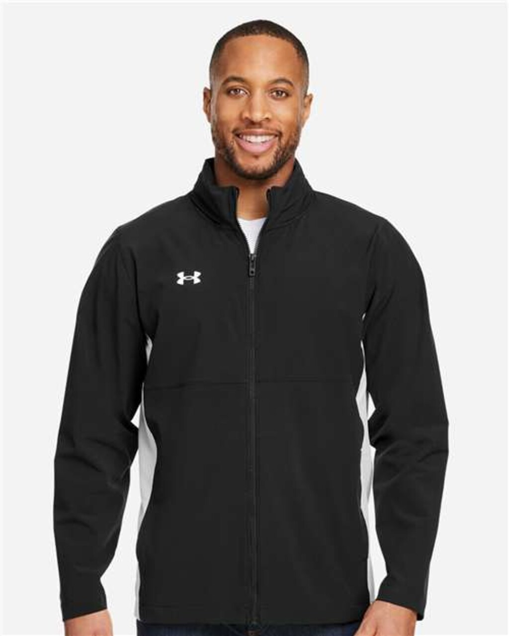 Under Armour® Mens Rival Stretch Jacket Lightweight Water Repellent Full Zip
